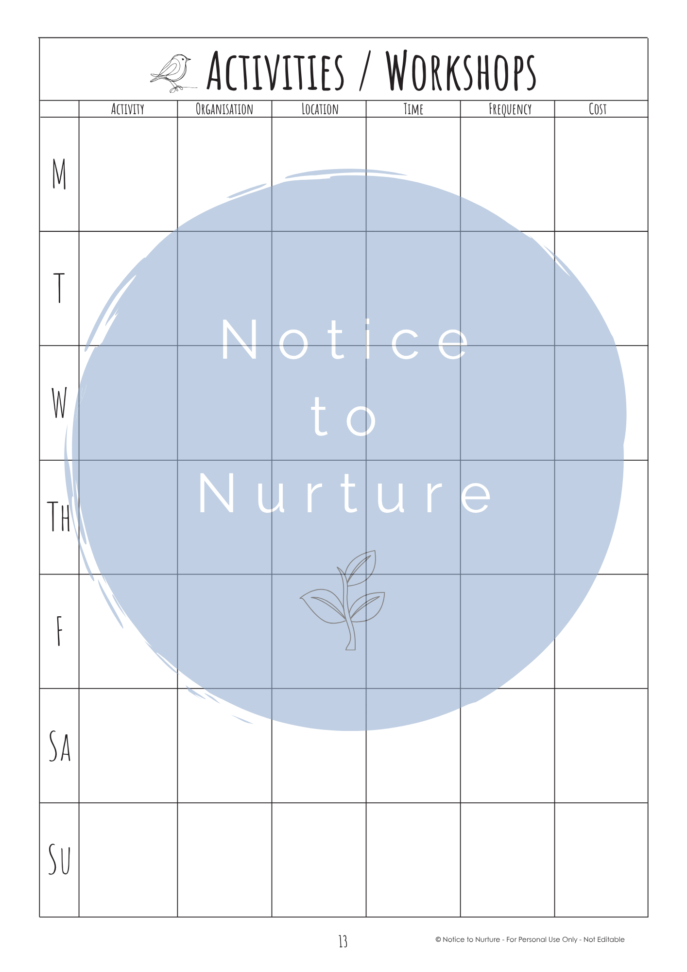 A Year of Home Educating Our Way 2026 – Printable Planner for Home Educators