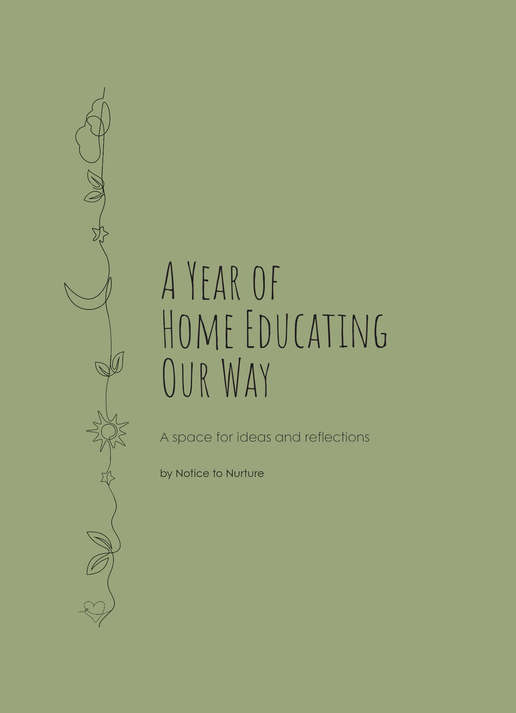 Preorder - A Year of Home Educating Our Way - Undated Hardback Planner