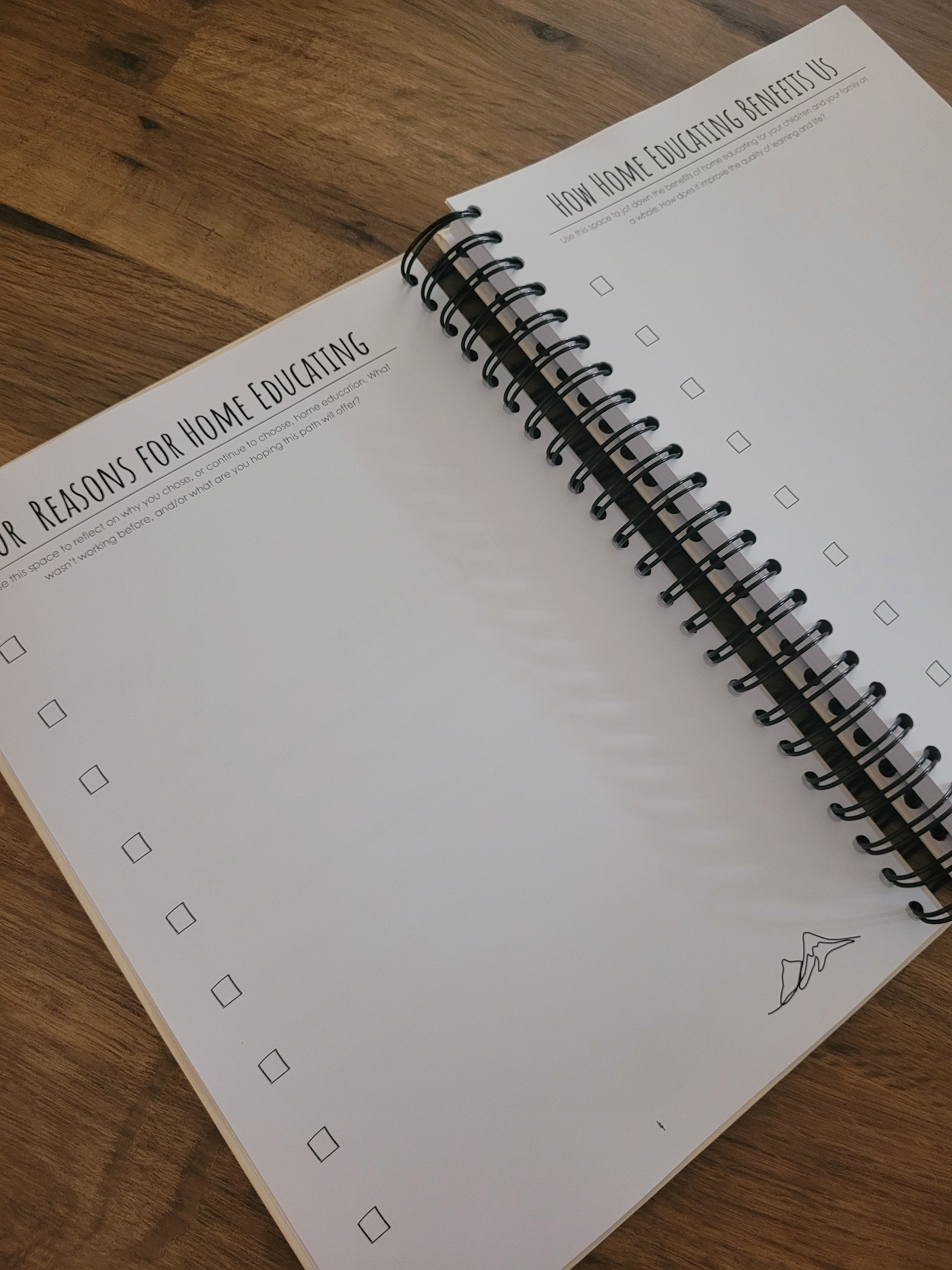 Preorder - A Year of Home Educating Our Way - Undated Hardback Planner