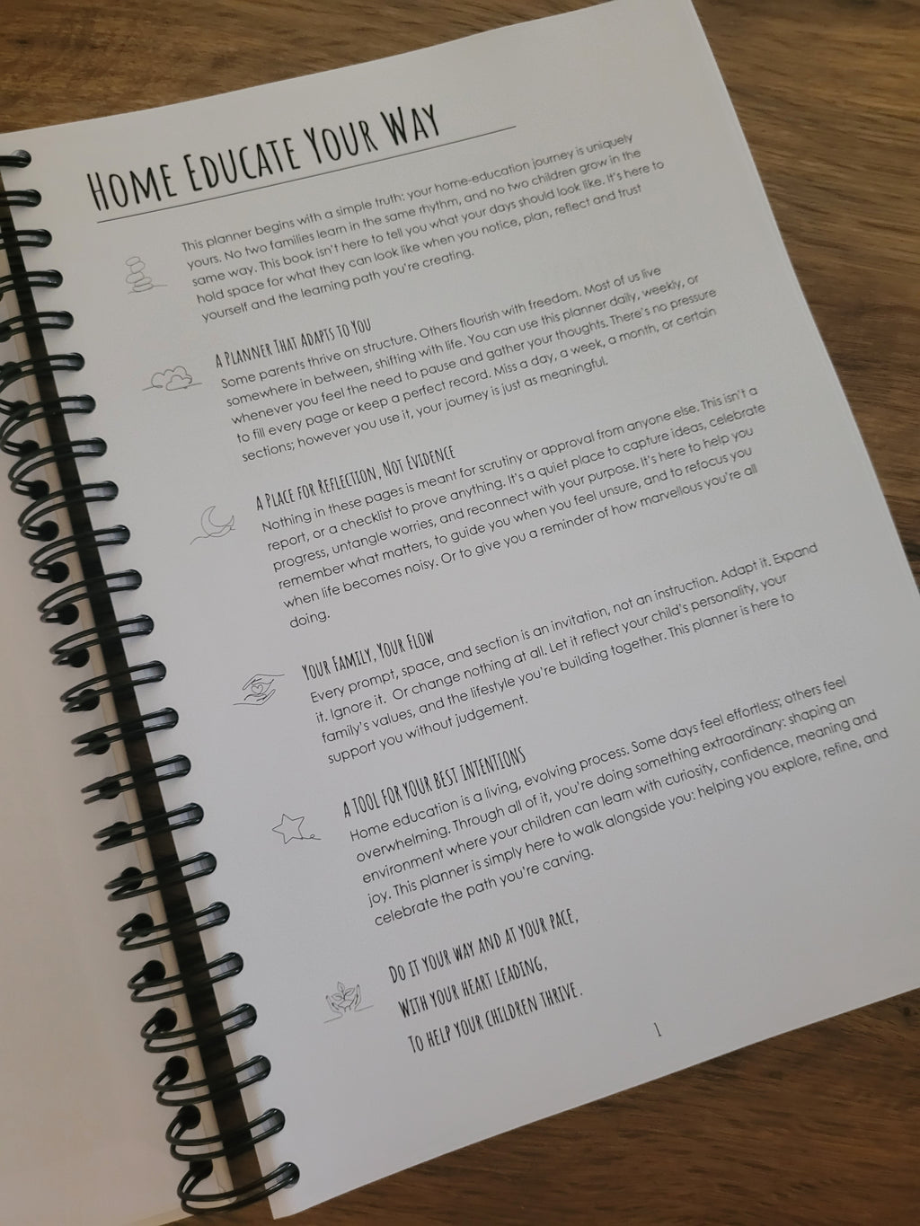 Preorder - A Year of Home Educating Our Way - Undated Hardback Planner